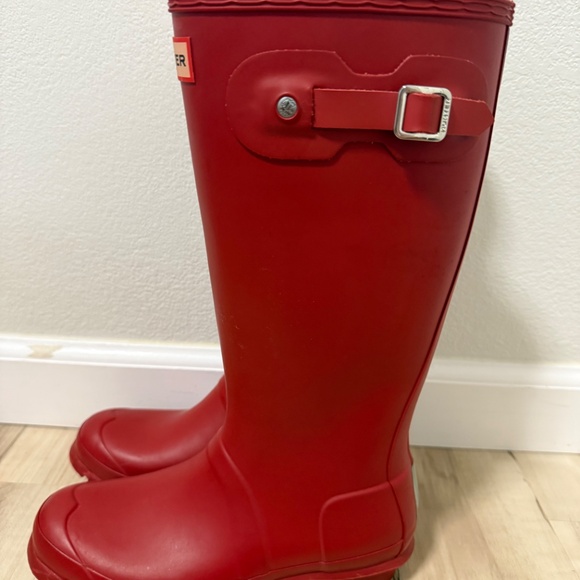 Hunter women rain tall boots red - Picture 4 of 5